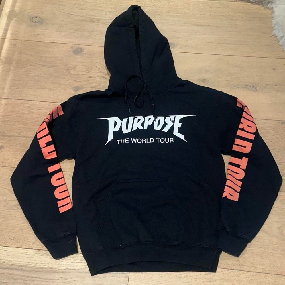 Purpose World Tour Black Hoodie